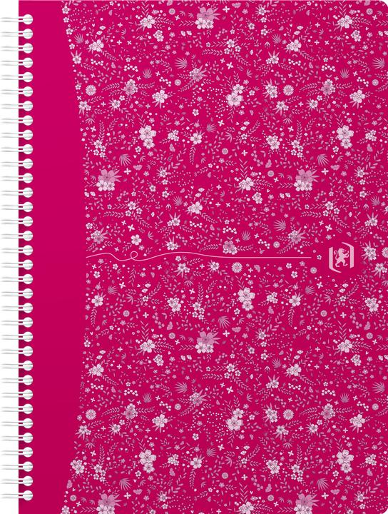 Produktbild Oxford FORME FLORAL - Spiralbuch (B5, Kariert, Harter Einband)