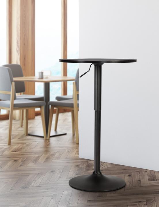 Image du produit CLP Table haute Lamoni, table de bistrot pour cuisine, bar & événements