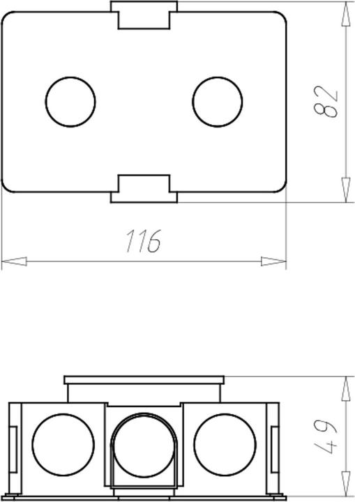 Actual product image Kaiser Junction switch box
