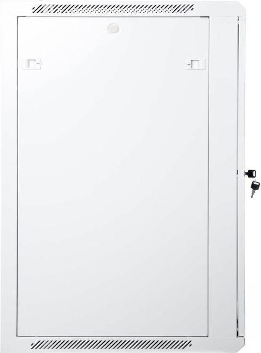 Immagine prodotto Digitus Armadio di rete a parete 19 21U rack 600x600 porta vetro grigio indiviso piegato 60kg (21 HE, Rack da 19 pollici)