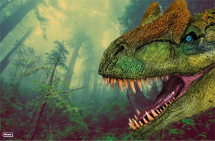 Actual product image Idena Desk Pad PP 58,5x38,5cm Dinosaur