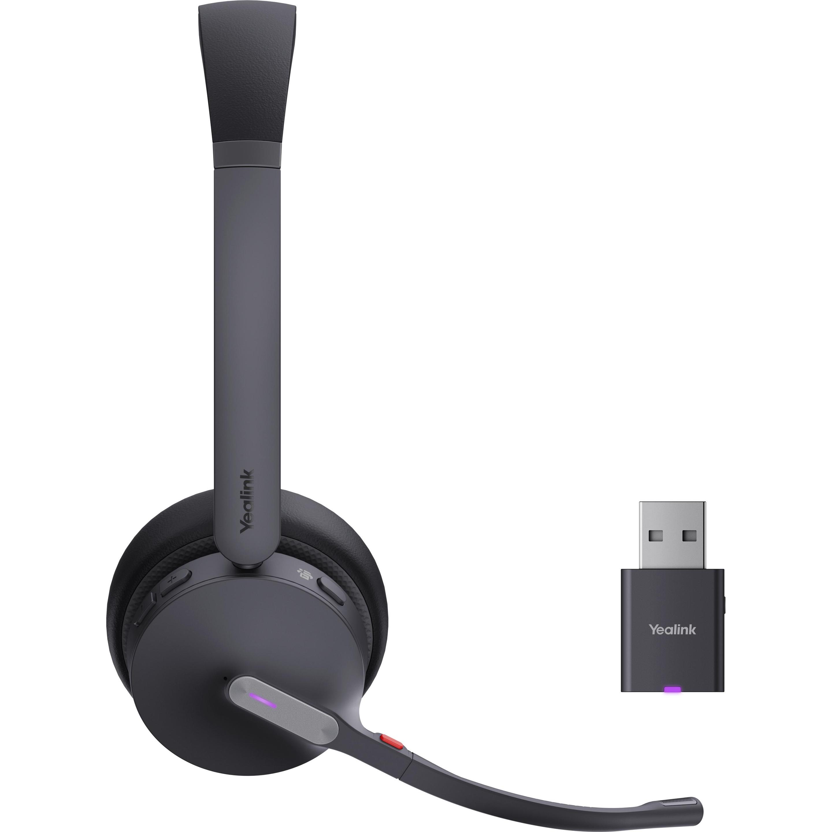 Thumbnail - Yealink WH 64 (Kabellos, USB-A), Office Headset, Schwarz