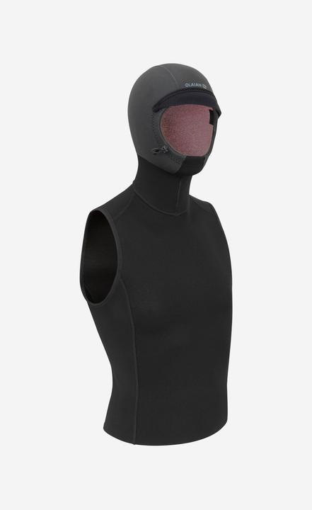 Actual product image Olaian Neoprene top for surfing with integrated bonnet 2 mm (2 mm, M)
