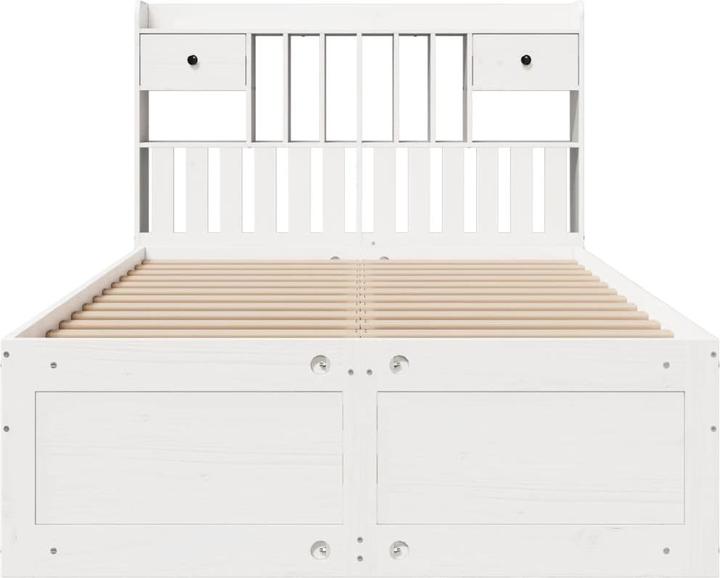 Produktbild vidaXL Bett mit Regal (135 x 190 cm)