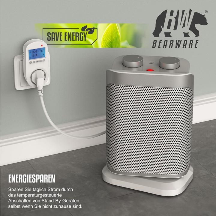 Actual product image Bearware Steckdosen-Thermostat