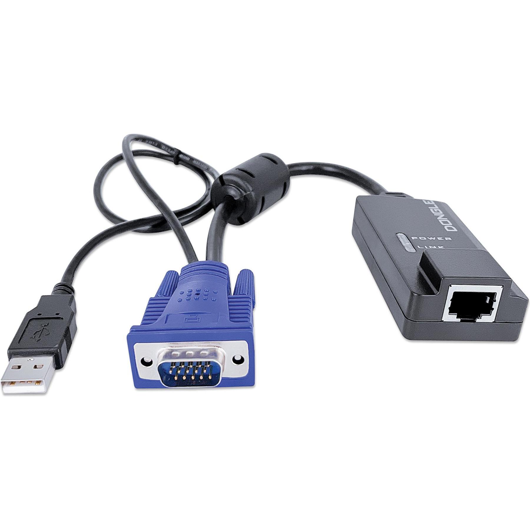 Thumbnail - Intellinet Modularer 16-Port KVM-Switch mit Cat5-/VGA-Schnittstelle Zur Verwendung mit Rackmount LCD-Konsol..., KVM Swit...