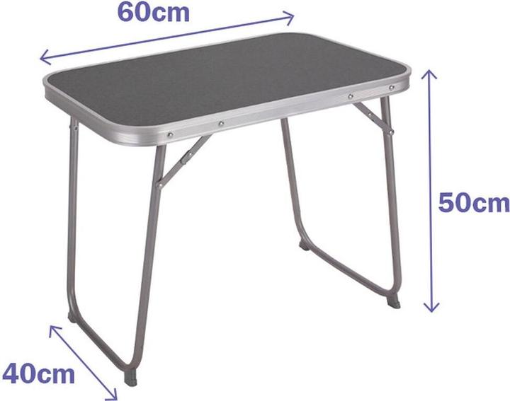 Produktbild Marbueno Klappbarer Tisch Stahl D16 Sortiert Camping und Strand 60X40X50 cm 10016