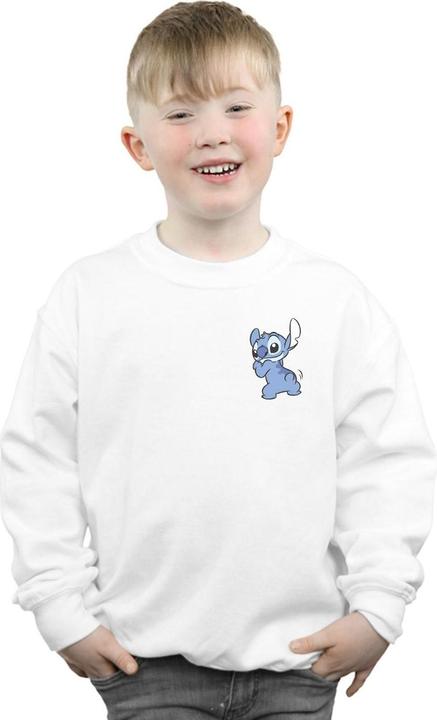 Produktbild Disney Lilo And Stitch Stitch Backside Breast Print Sweatshirt Jungen (152, 158)