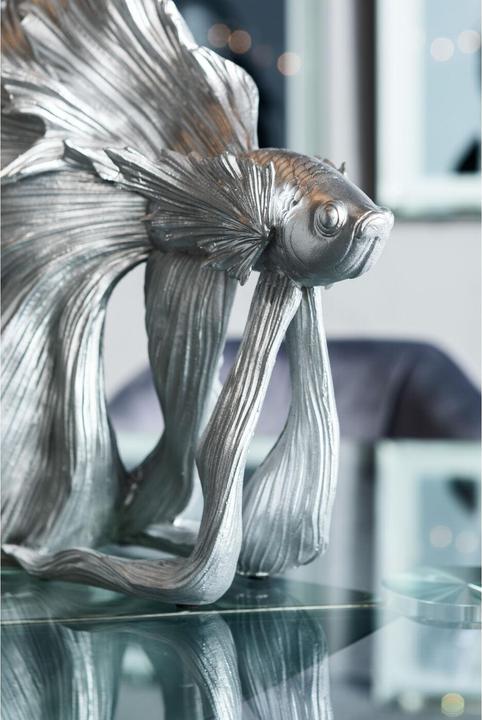 Actual product image Kare Design Deco Object Betta Fish Silver Small