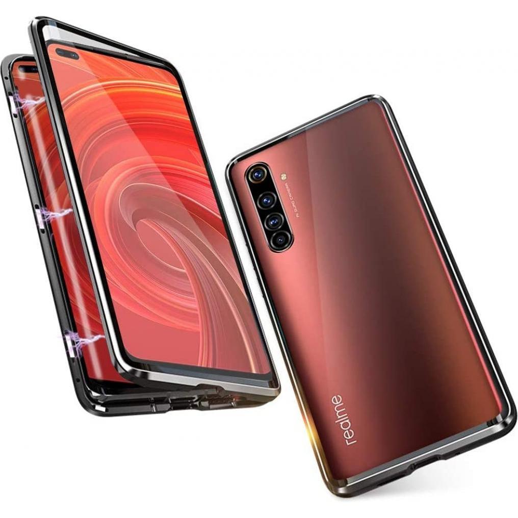 Thumbnail - G-Case Realme X50 Pro 5G Aluminium Magnetic Glass Case Hülle (Realme X50 Pro 5G), Smartphone Hülle, Schwarz