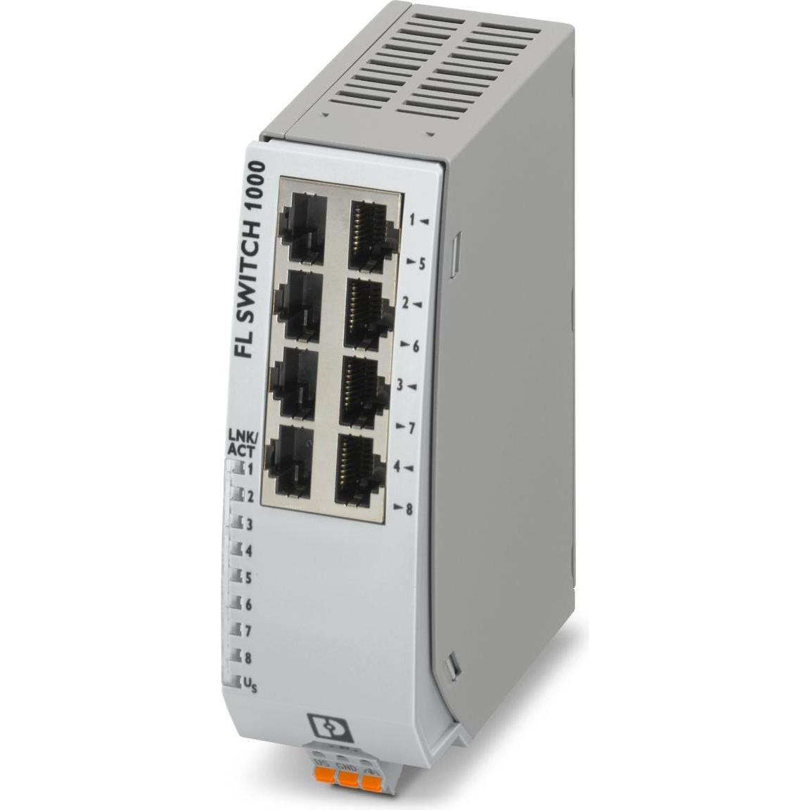 Phoenix Contact Switch PHOE Ethernet industriale (8 porte), Switch di rete