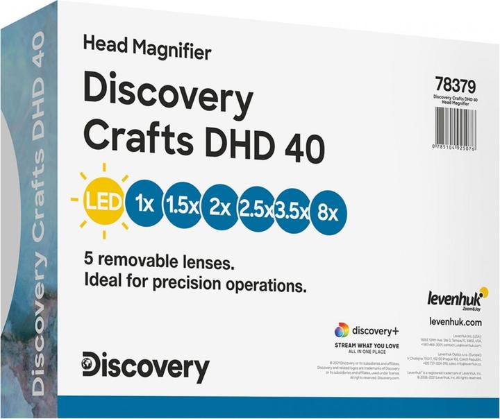 Actual product image Discovery Crafts DHD 40 Kopflupe