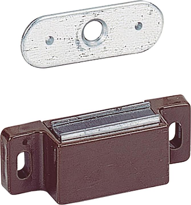 Hettich Haftmagnetschnäpper M 71 GP / M 92 GP Kunststoff weiss 40 N Gegenplatte starr