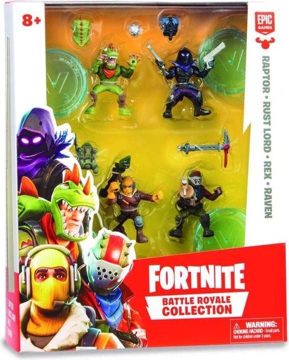 Actual product image Giochi Preziosi Fortnite Blister Pack with 4 Characters and Accessories