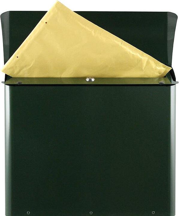 Immagine prodotto ReinigungsBerater Cassetta per le lettere da parete, 41,5 cm verde Cassetta per le lettere in metallo testato al fuoco