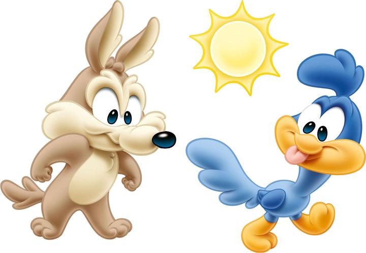 Actual product image Bilderwelten Baby Looney Tunes Baby Wile E. Coyote & Road Runner