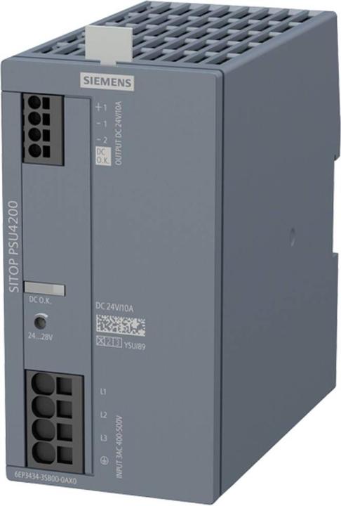 Productafbeelding Siemens 6EP3434-3SB00-0AX0 SITOP PSU4200 Voeding 3-fase DC 24V/10A