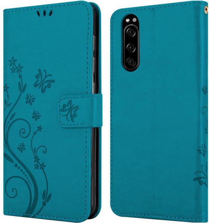 Produktbild Cadorabo Flower Book Cover (Sony Xperia 5)