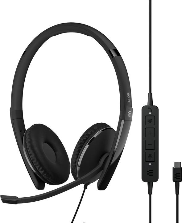 Actual product image EPOS Headset ADAPT 160T Duo USB-C (Cable, USB-C, Microsoft teams)