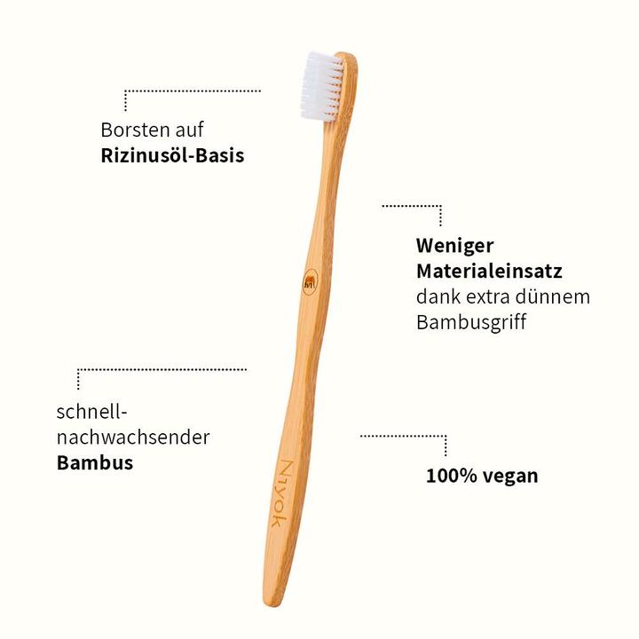 Produktbild Niyok Handzahnbürste Tierschutz 1 Stück (Weich, 1 x)