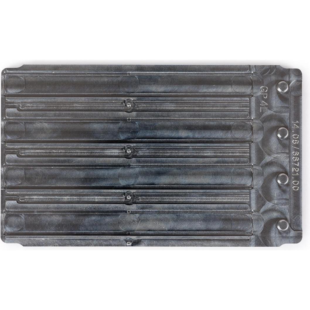 Brady, Etichette, Piastra in alluminio a 4 file per morsettiere ABB/EN