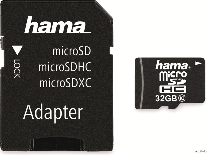 Hama 108089 (32 GB, microSDHC, U1, UHS-I)