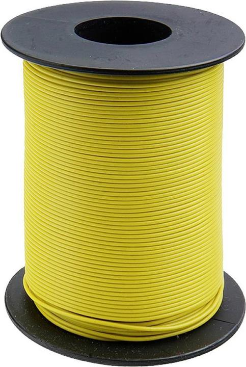 Produktbild Donau KUPFERSCHALT-LITZE 0,25 / 25m gelb SPULE (25 m)
