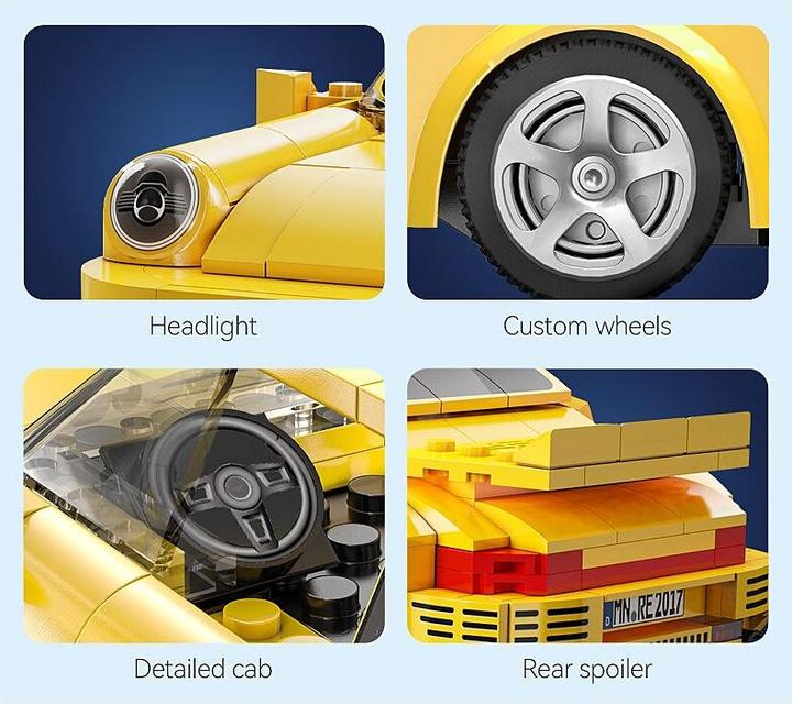 Produktbild Cada RUF CTR 2017 Yellowbird 1:20 gelb 2,4GHz Bricks (Kit)