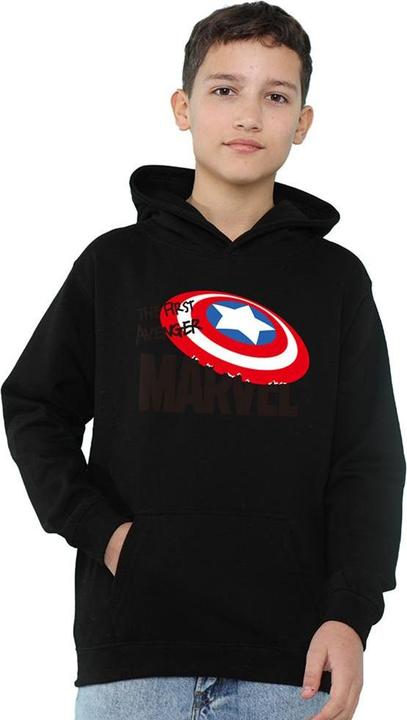 Produktbild Captain America First Avenger Kapuzenpullover Zum Überziehen (128)