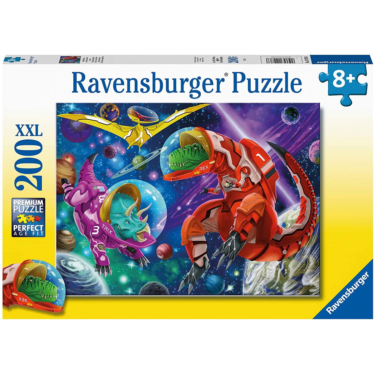 Ravensburger Kinderpuzzle - Weltall Dinos - 200 Teile Puzzle für Kinder ab 8 Jahren (200 Teile)