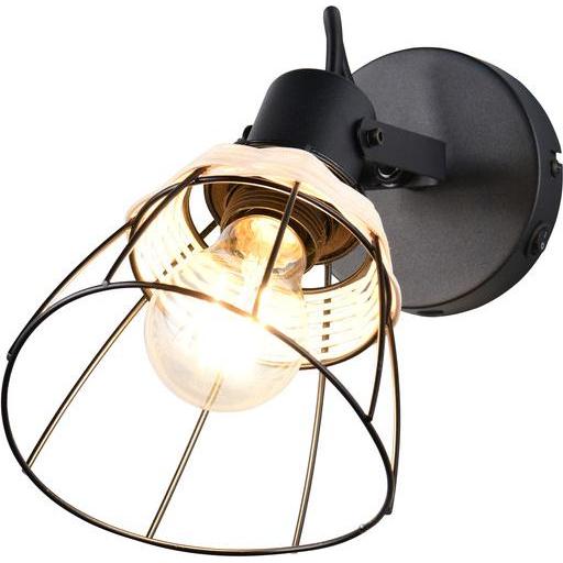 Reality, Applique + Plafoniera, Casalum R86231732 Jerome E27 Strahler ⌀14cm Schwarz Matt (E27)