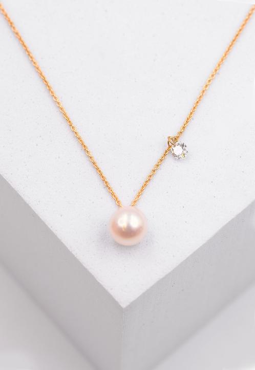 Immagine prodotto Muau Collana (750, Oro rosa 18 carati, 45 cm)