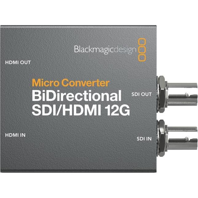 Blackmagic Micro Convertitore BiDirect SDI/HDMI 12G PSU, Convertitore video
