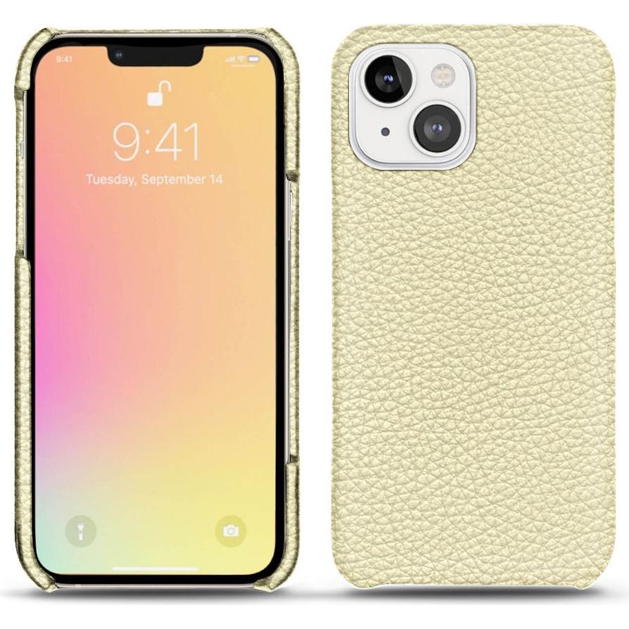 Noreve Lederschutzhülle (Apple iPhone 13), Smartphone Hülle, Weiss