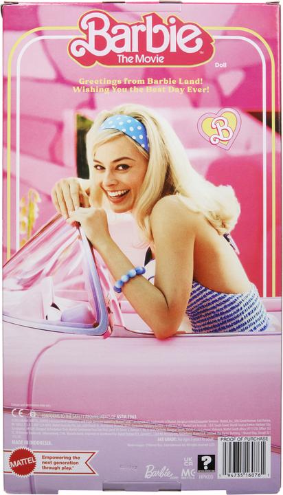 Actual product image Barbie The Movie Doll Margot Robbie