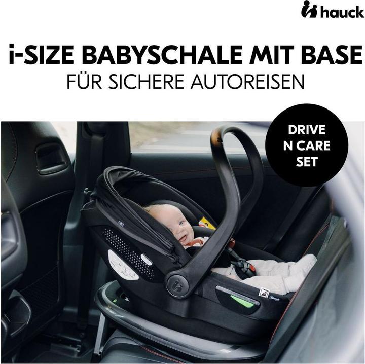 Actual product image Hauck Babyschalen-Set Drive N Care Set i-Size (40 (Baby car seat, ECE R129/i-Size Standard)