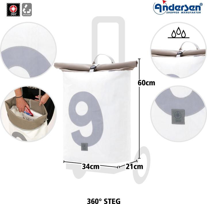 Produktbild Andersen Unus Shopper 360° Steg