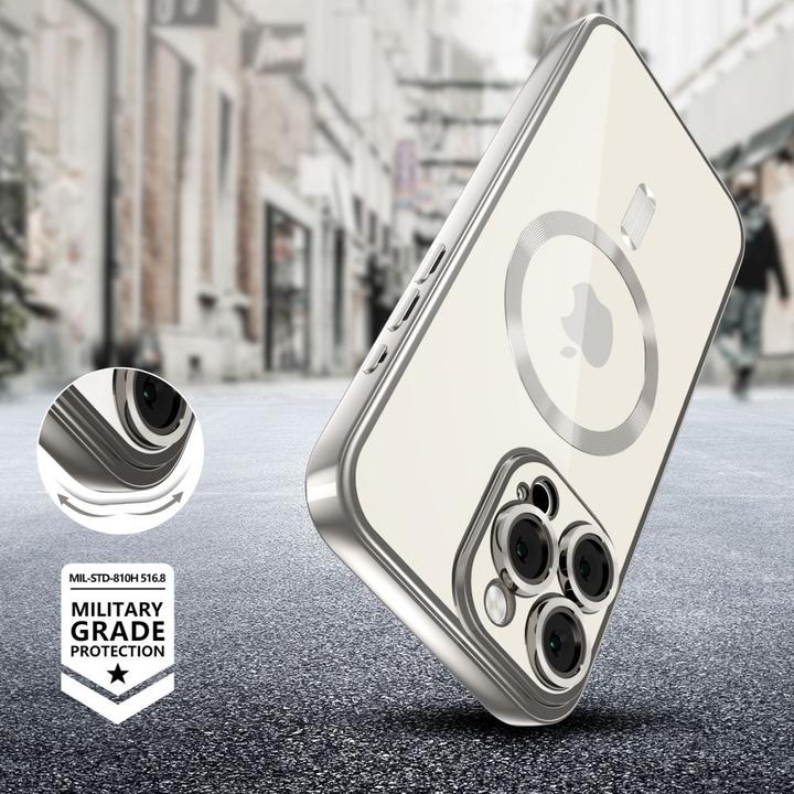 Actual product image Tech-Protect MagFlex MagSafe case for iPhone 16 Pro - titanium (Apple iPhone 16 Pro)