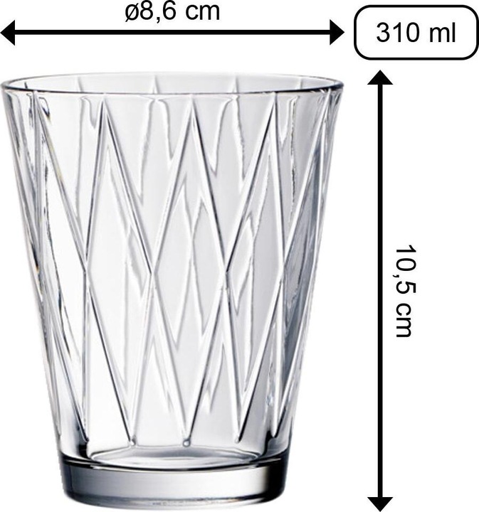 Actual product image Villeroy & Boch Wassergläser Dressed Up (0.31 l, 12 x)
