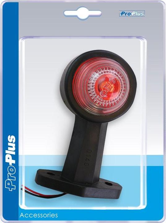 ProPlus Umrissleuchte rot/weiss 120mm gerade im Blister