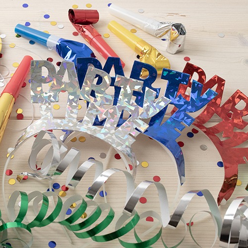 Produktbild Papstar Haarreifen farbig sortiert Party Time Metallic Party Time Metallic