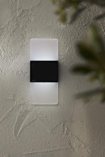 Produktbild Star Trading Solar-Wandleuchte Wally Frost (IP44)