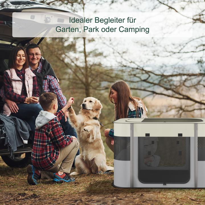 Image du produit Relaxdays Welpenauslauf faltbar drinnen & drauÃŸen (Chenil pour chiens, Tente pour chiens)