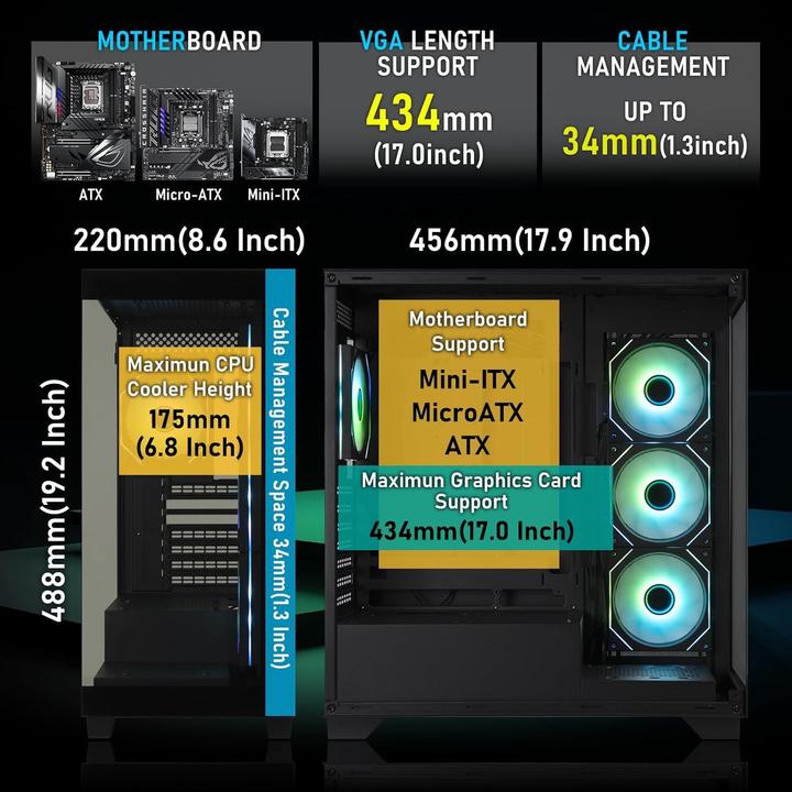 Produktbild BitFenix ATX Semi-Tower Gehäuse CETO Premium Edition (ATX)