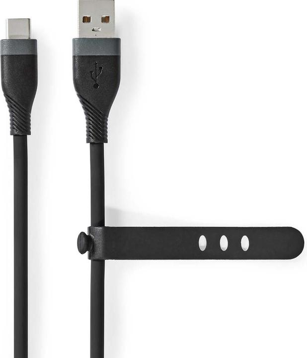 Produktbild Nedis USB-Kabel | USB 2.0 | USB-A Stecker | USB-C™ Stecker | 15 W | 480 Mbps | Vernickelt | 1.50 m | (1.50 m, USB 2.0, 60 W)