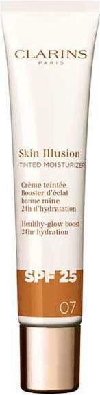 Clarins Skin Illusion Tinted Moisturizer Spf 25 07 40ml (40 ml, Getönte Tagescreme, SPF 25)