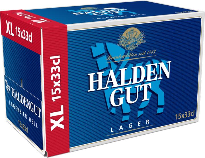 Produktbild Haldengut Lager (15 x 33 cl)