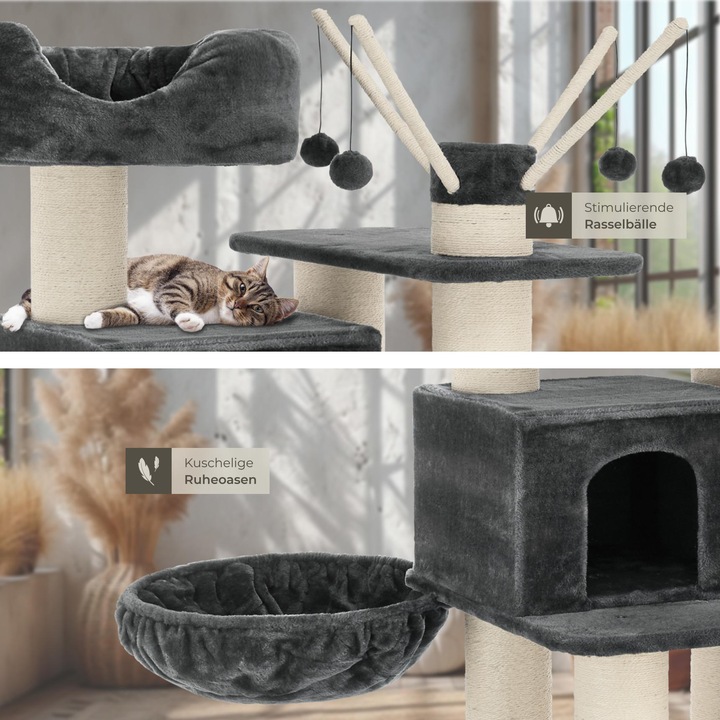 Actual product image tectake Gismo (195 cm, Grey, White)