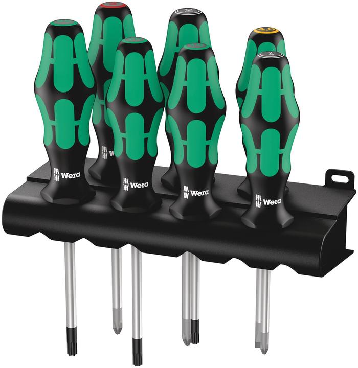 Wera 335/350/367/7 Rack (Phillipps-Kreuzschlitz (PH), Torx (TX), Pozidriv-Kreuzschlitz (PZ), Schlitzschrauben)