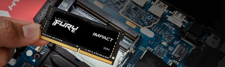 Image du produit Kingston FURY Impact (1 x 16GB, 3200 MHz, RAM DDR4, SO-DIMM)